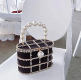 Diamond Caged Clutch Bag