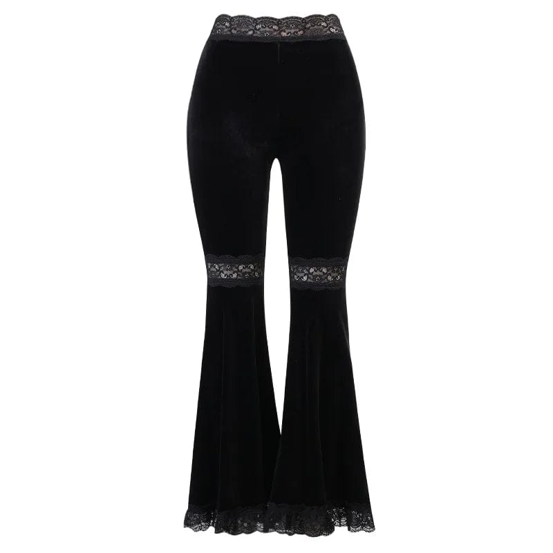 Emma Flare Suede Pants