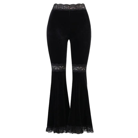 Emma Flare Suede Pants