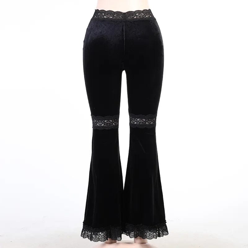 Emma Flare Suede Pants