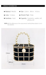 Diamond Caged Clutch Bag