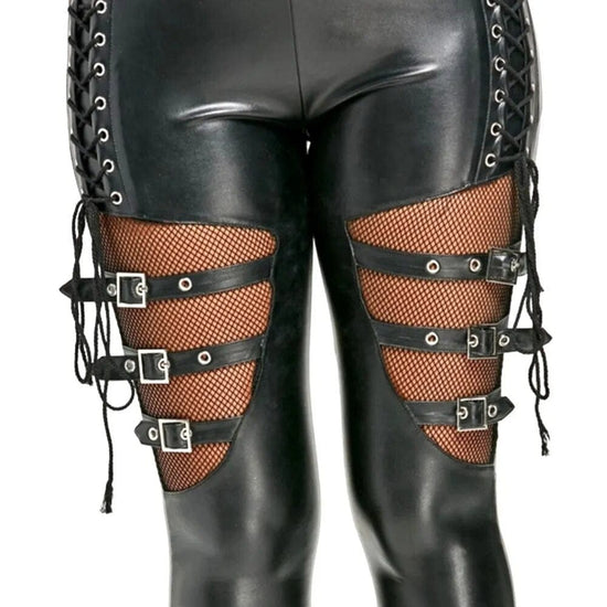 Cristy Leather Lace Pants