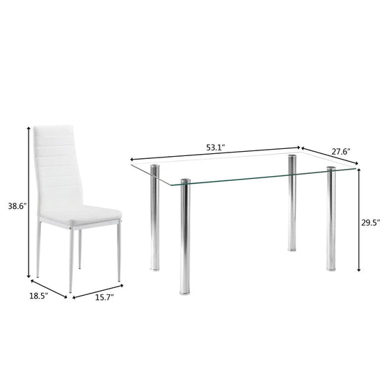 Haley Dining Table Set (6 PCS)