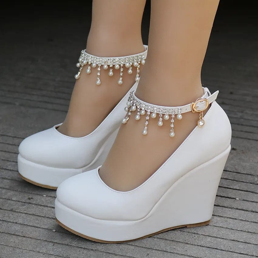 Pearly Pump High Heels