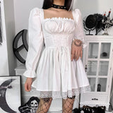 Nora Puff Sleeve Lace Dress