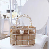 Diamond Caged Clutch Bag