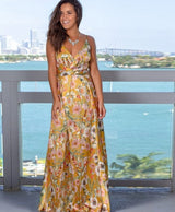 Tropical Bohemian Long Dress