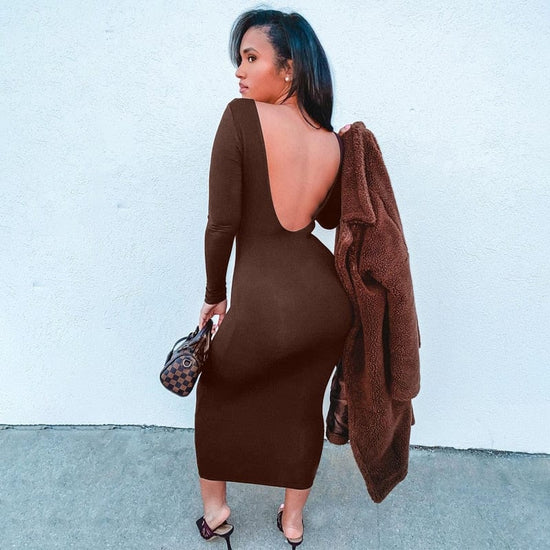 Ashley Backless Dresses