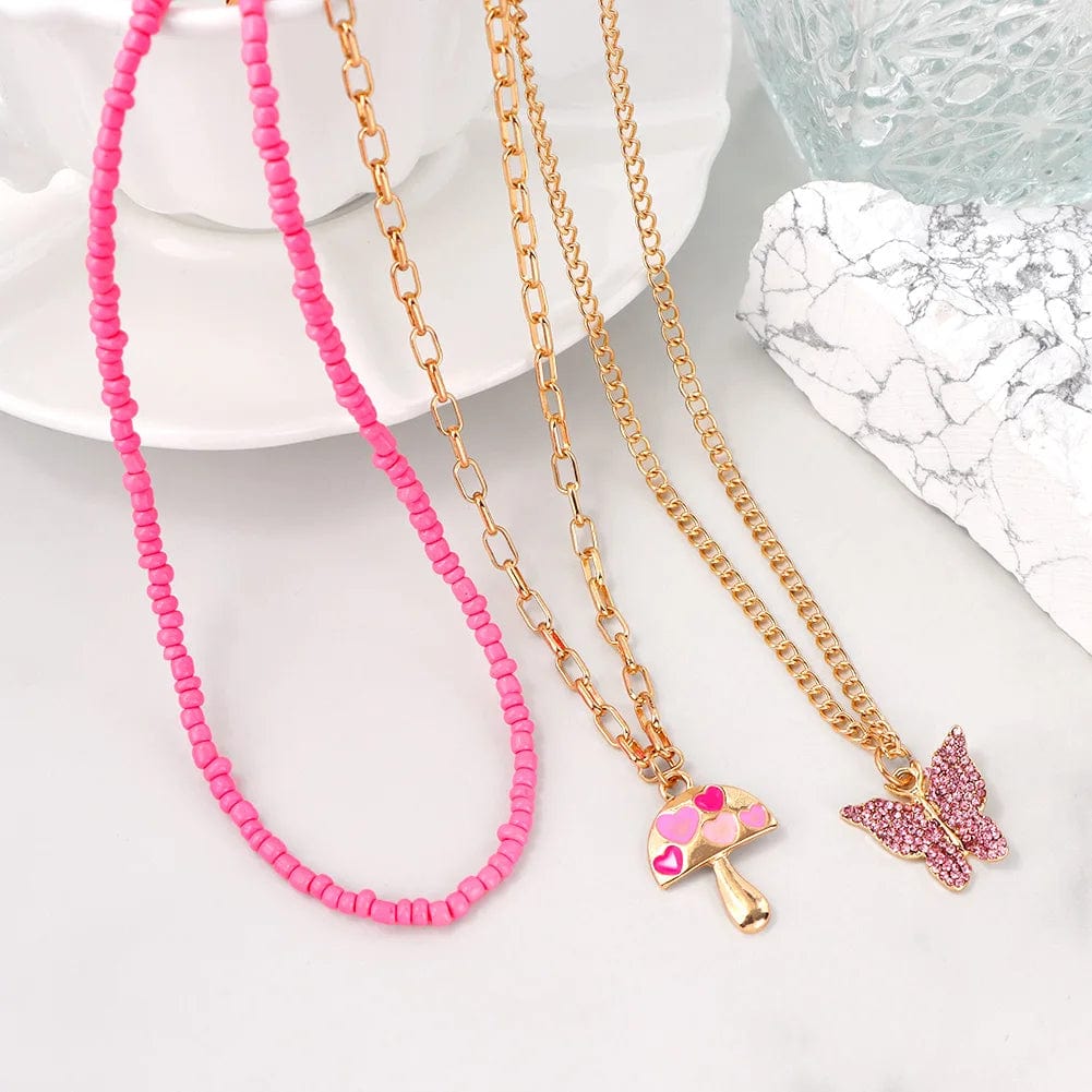 Angie Multilayer Necklace Set