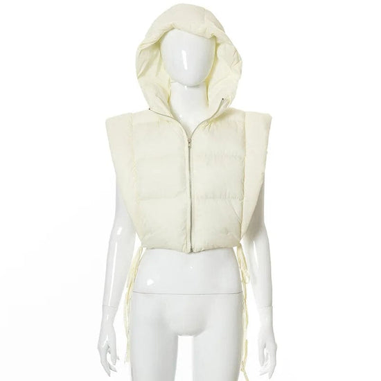 Clara Sleeveless Cropped Jacket