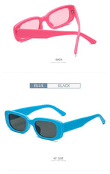 Candy Color Rectangle Sun Glasses