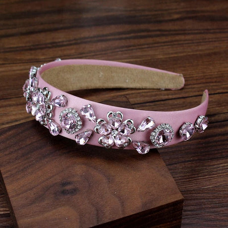 Vera Pink Crystal Headband