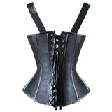 Dommie Leather Corset Top