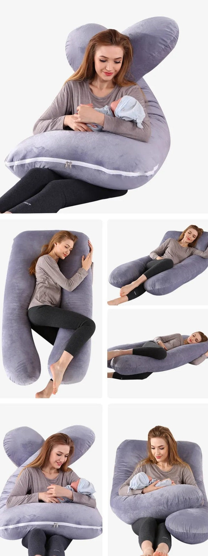 Leyla U-Shaped Maternity Pillow