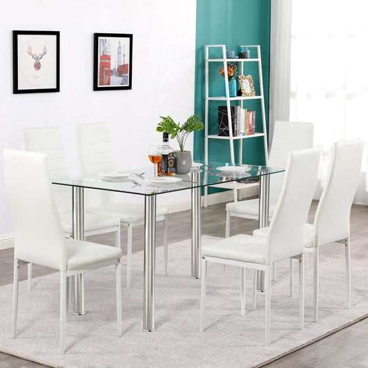 Haley Dining Table Set (6 PCS)