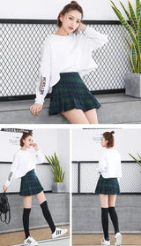 Becky Preppy Style Skirt - Teens/Juniors