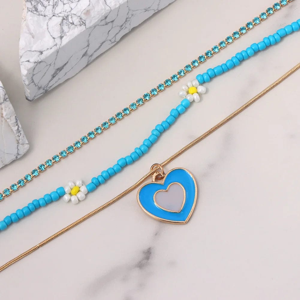 Angie Multilayer Necklace Set