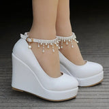 Pearly Pump High Heels