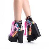 Tessa Unicorn Ankle Heel Boots