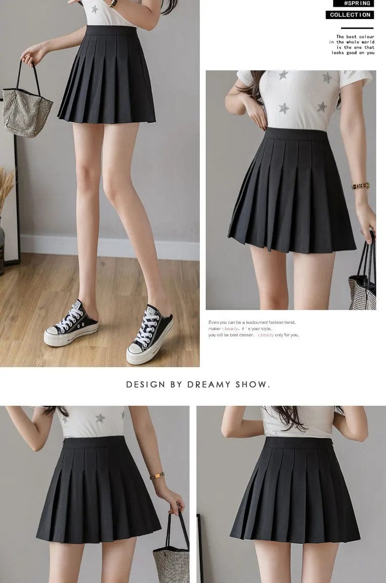 Becky Preppy Style Skirt - Teens/Juniors