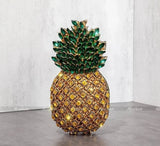 LuxXe Diamond Pineapple Clutch Bag