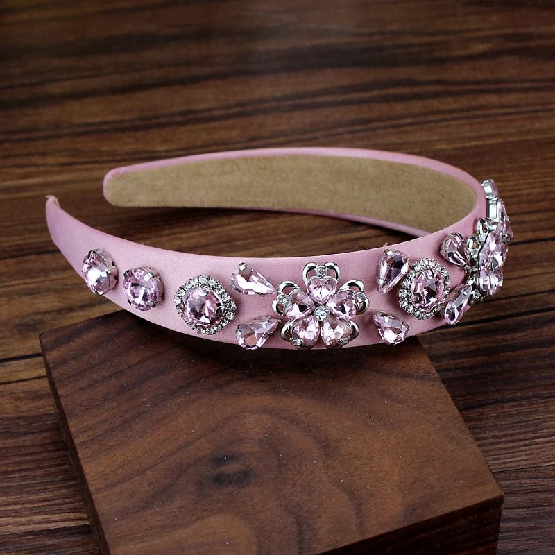 Vera Pink Crystal Headband