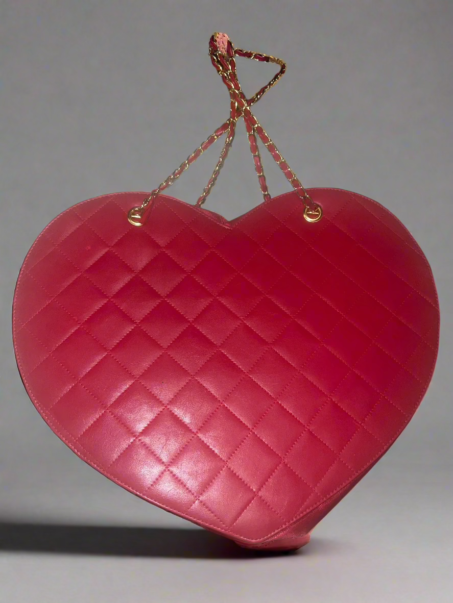 Oversized Red Big Heart Bag (Pre-Owned)