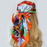 Ivy Silk Bandana Scarf