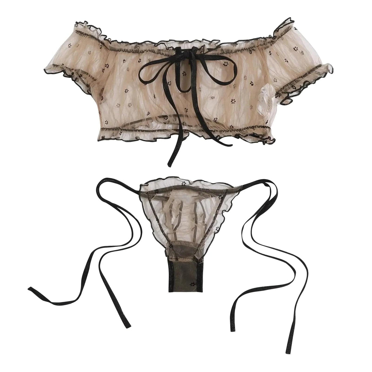 Hazel Tulle Lingerie Set