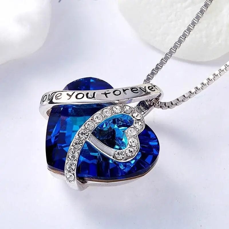 'Love You Forever' Heart Necklace