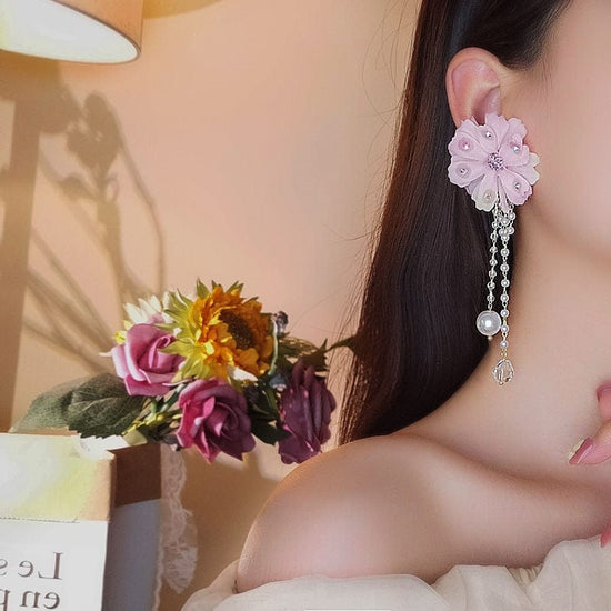 Sweet Flowers Drop Earrings