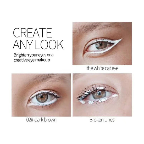 Cleo White Eyeliner Pencil - Waterproof