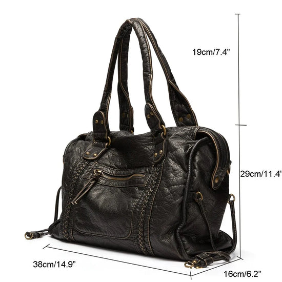 Vintage Lea Leather Tote Bag
