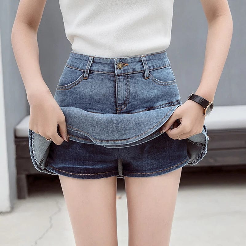 Harper Denim Mini Skirt