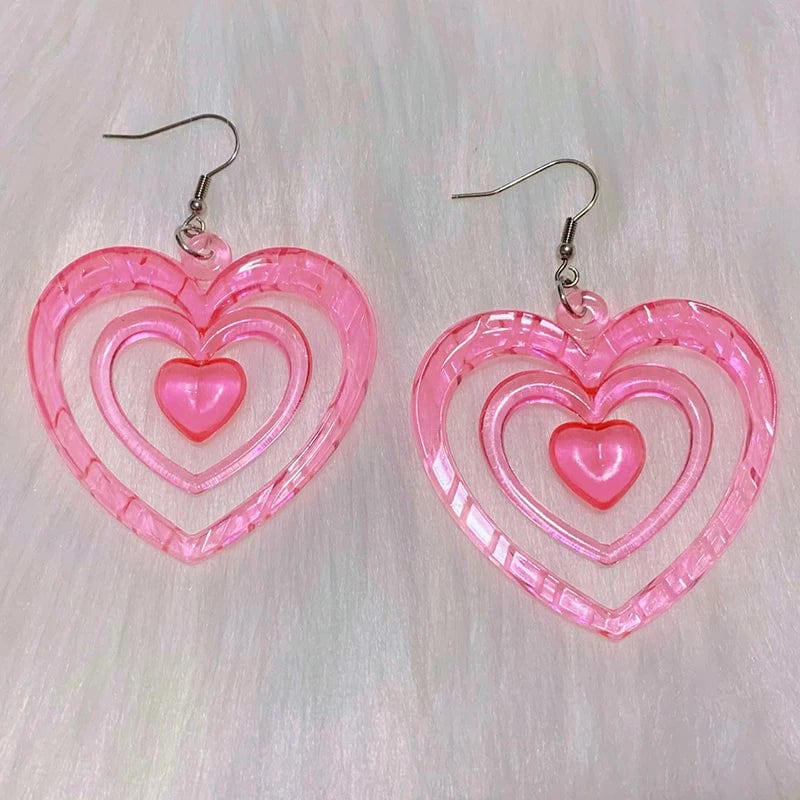 Averi Heart Y2K Earrings