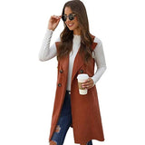 Annie Long Cotton Vest Jacket