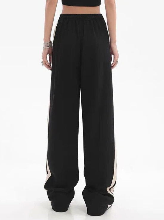 Bria Striped Baggy Sweatpants