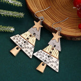 Christmas Tree Pendant Earrings-Necklace Set