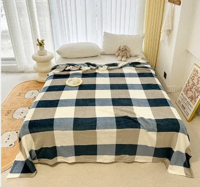 Cozy Plaid Flannel Blanket