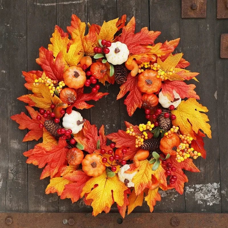 Autumn Wreath Wall Hanging Decor