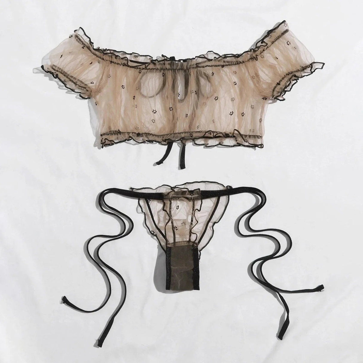 Hazel Tulle Lingerie Set