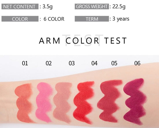 Maddie Matte Lipstick - Waterproof