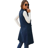 Annie Long Cotton Vest Jacket