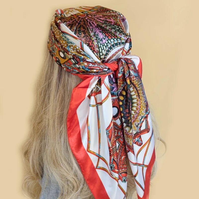 Ivy Silk Bandana Scarf