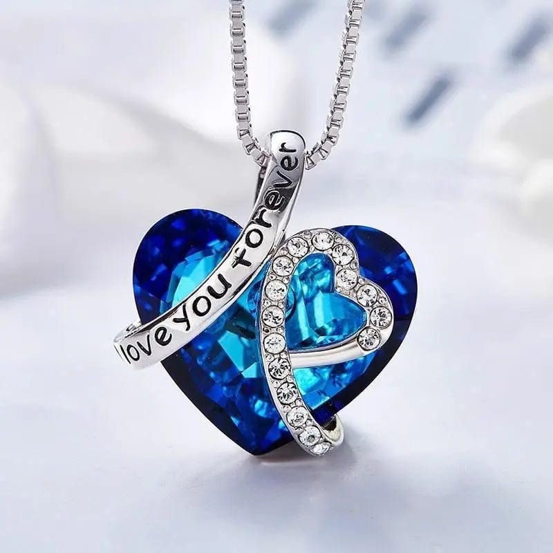 'Love You Forever' Heart Necklace