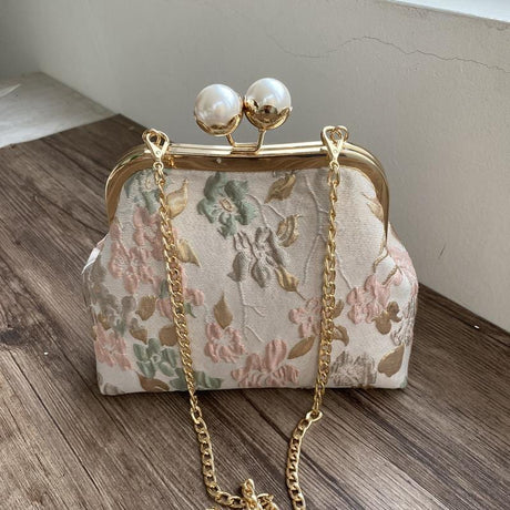 Vintage Flower Lux Handbag