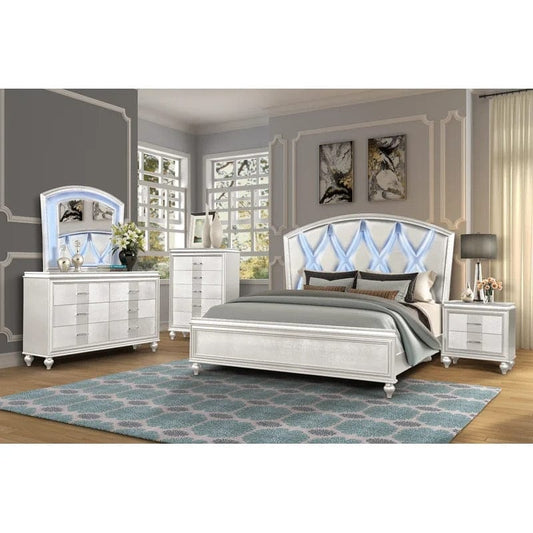 Hollywood LED Queen Bedroom Set (6 PCS)