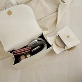 Bia Bow Leather Bag Set (2 Pcs)
