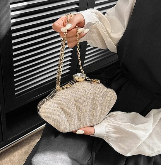 Luxury Shell Clutch