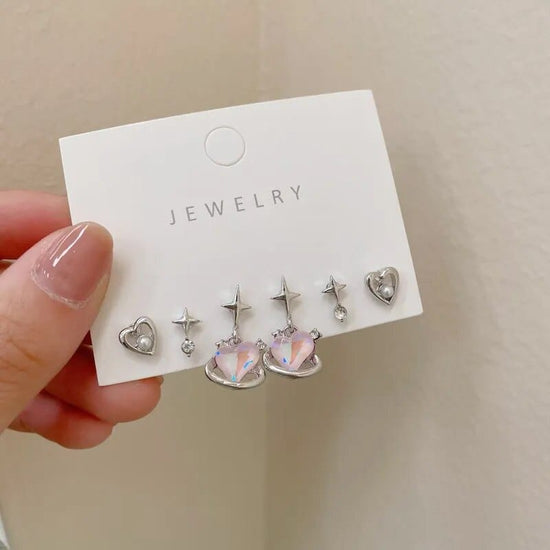 Sydney Y2K Stud Earrings (6pcs)